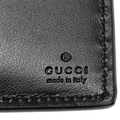 Gucci Plutone Calfskin Logo Bi-Fold Wallet Black 6 of 8