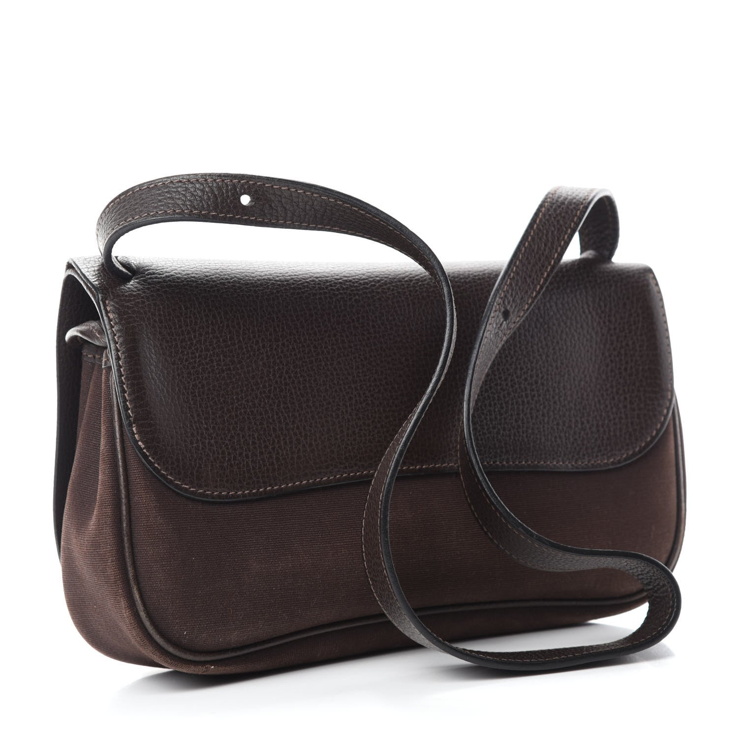 Hermes Vache Liegee Toile Sac Colorado PM Ebene 3 of 14