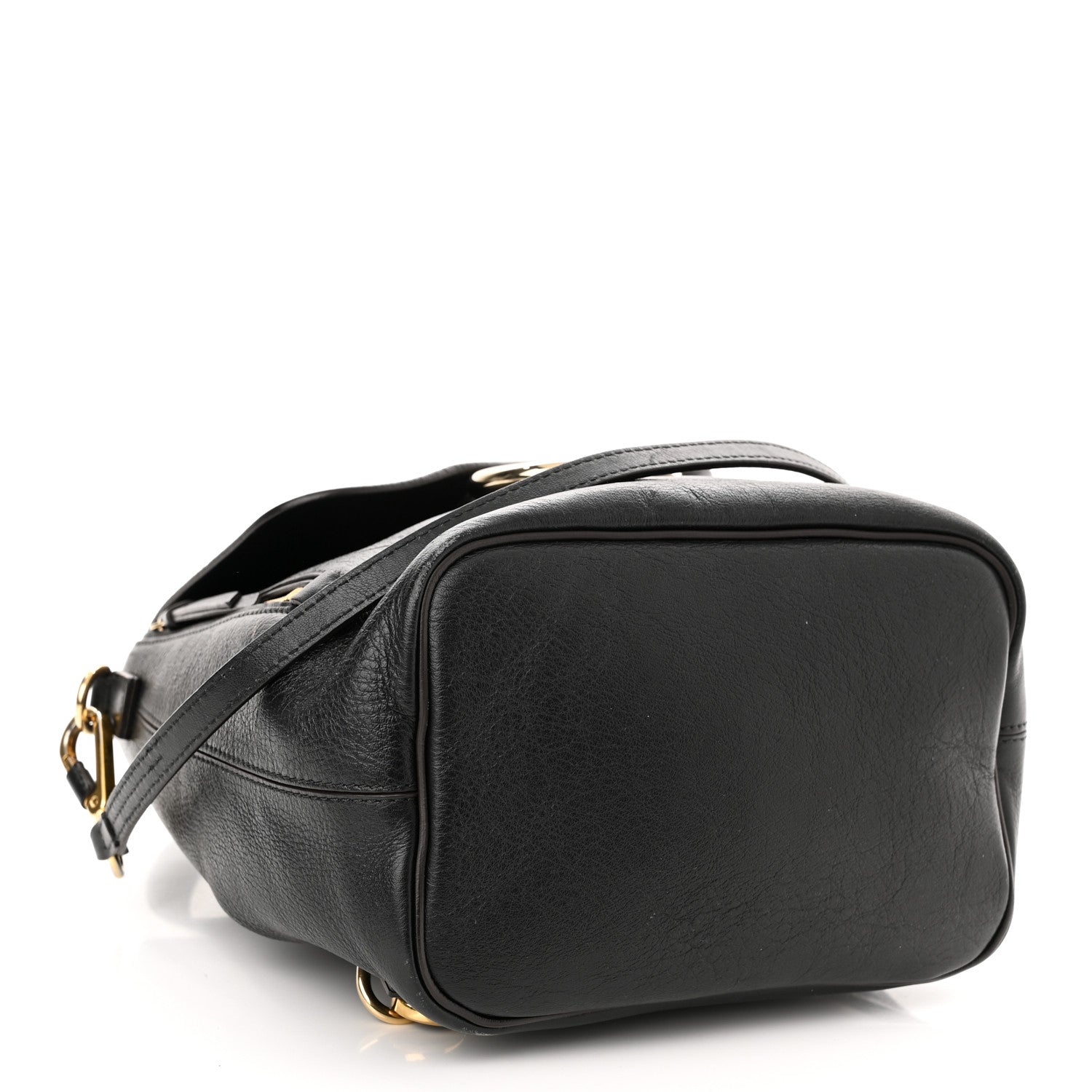 Chloe Suede Calfskin Medium Faye Backpack Black 4 of 12