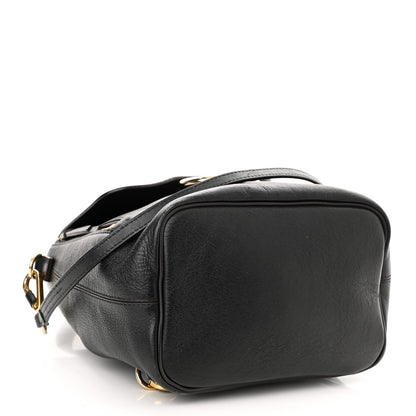 Chloe Suede Calfskin Medium Faye Backpack Black 4 of 12