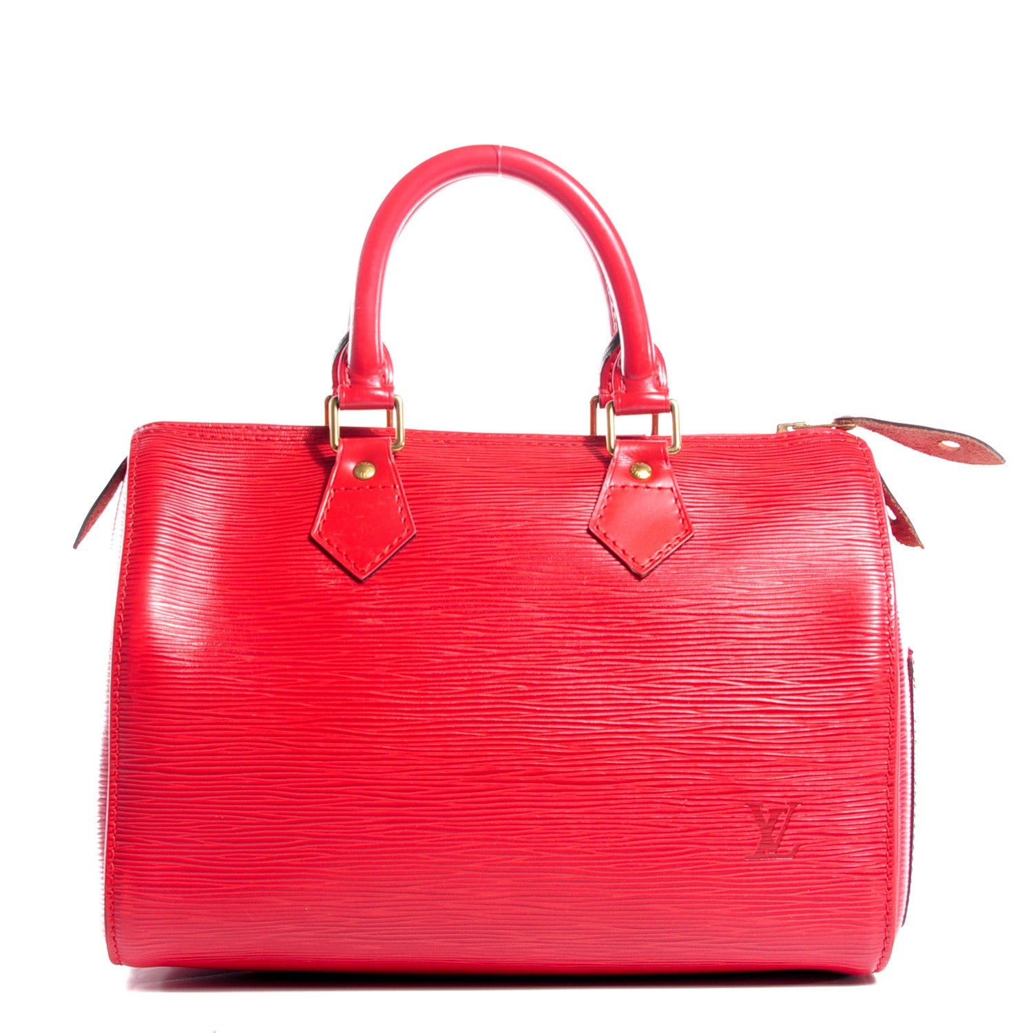Louis Vuitton Epi Speedy 25 Castillan Red 1 of 7