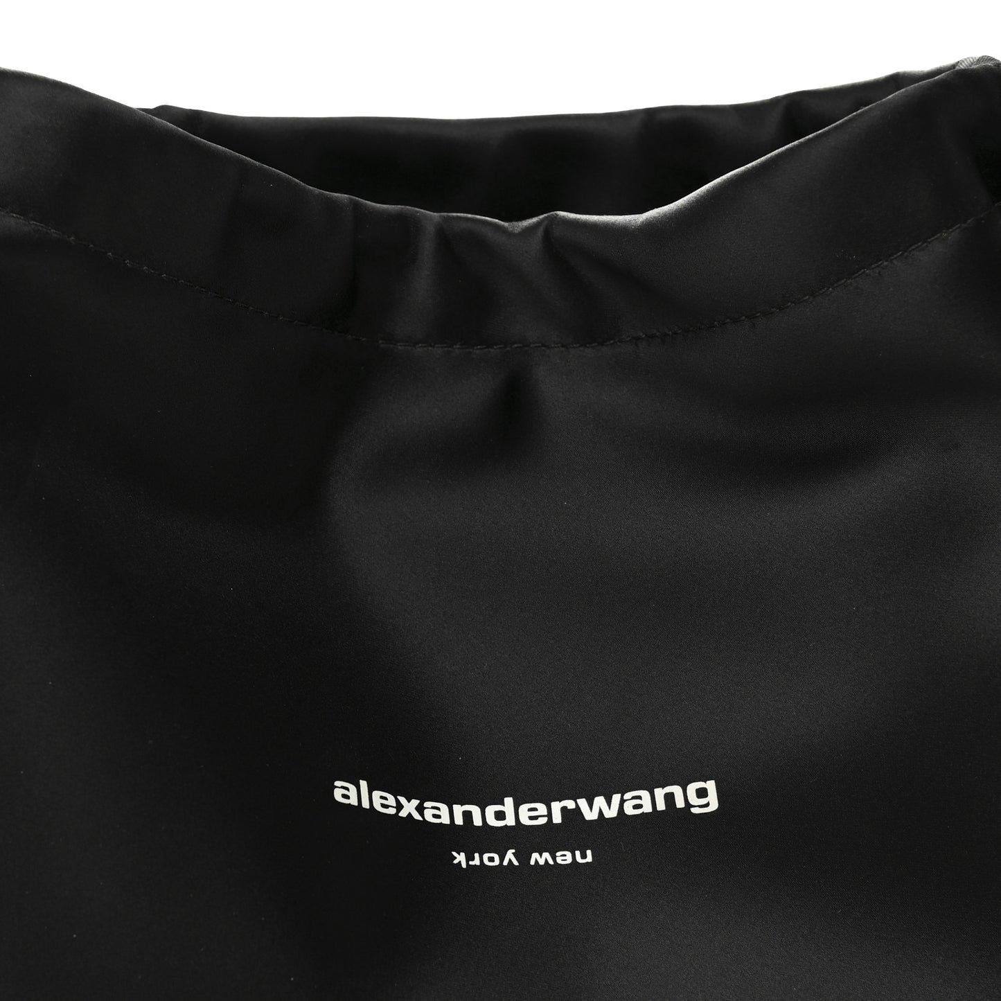 Lambskin Nylon Small Ryan Bag Black