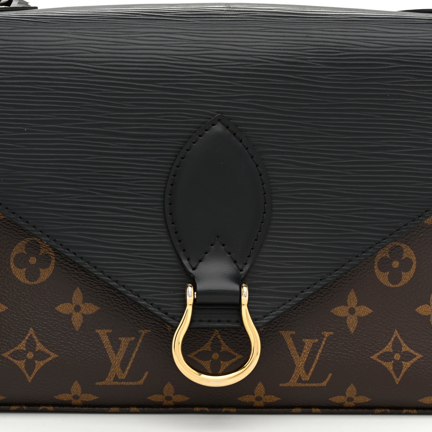 Louis Vuitton Epi Monogram Saint Michel Black 7 of 9