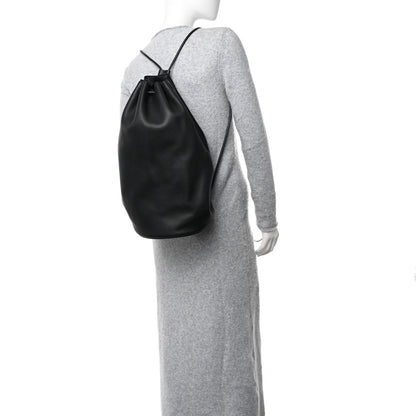 The Row Grained Calfskin Massimo Backpack Black 2 of 9