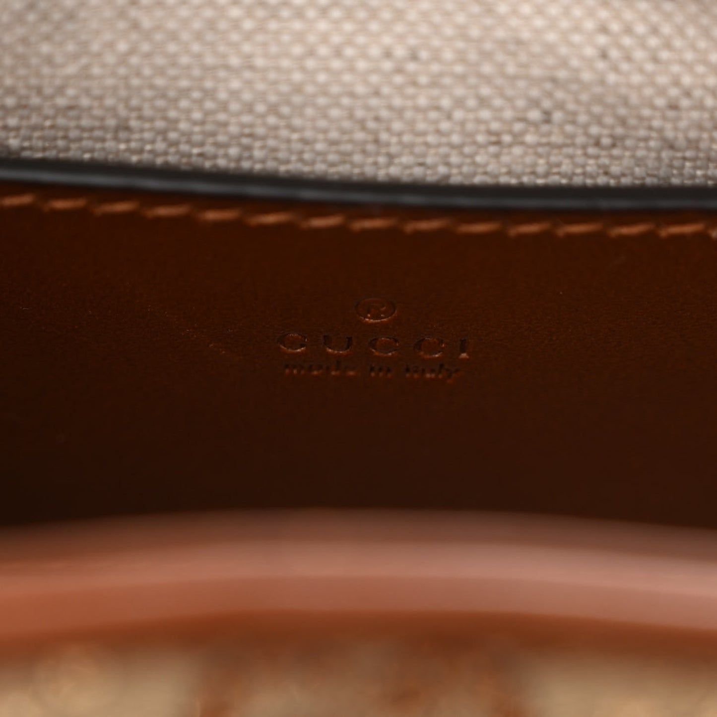 New Canvas Charisma Calfskin Crystal GG Monogram Mini Jackie 1961 Hobo Camel Ebony