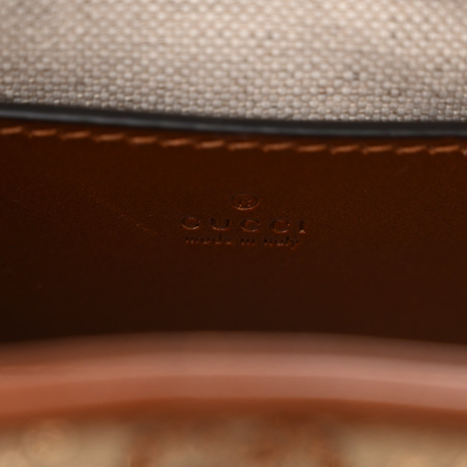 Gucci New Canvas Charisma Calfskin Crystal GG Monogram Mini Jackie 1961 Hobo Camel Ebony 6 of 9