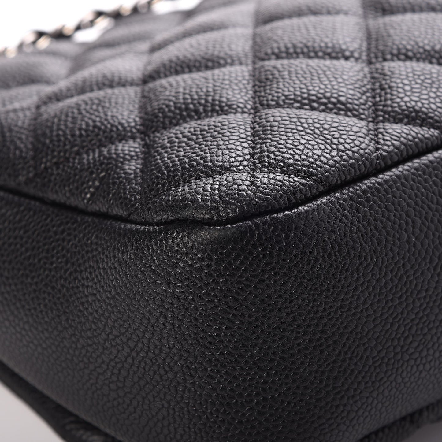 Caviar Quilted Jumbo Easy Flap Black