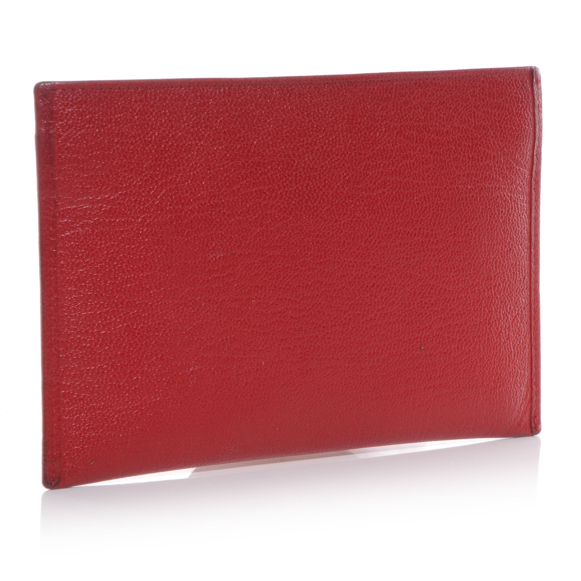 Chanel Chèvre Card Holder Red 3 of 9