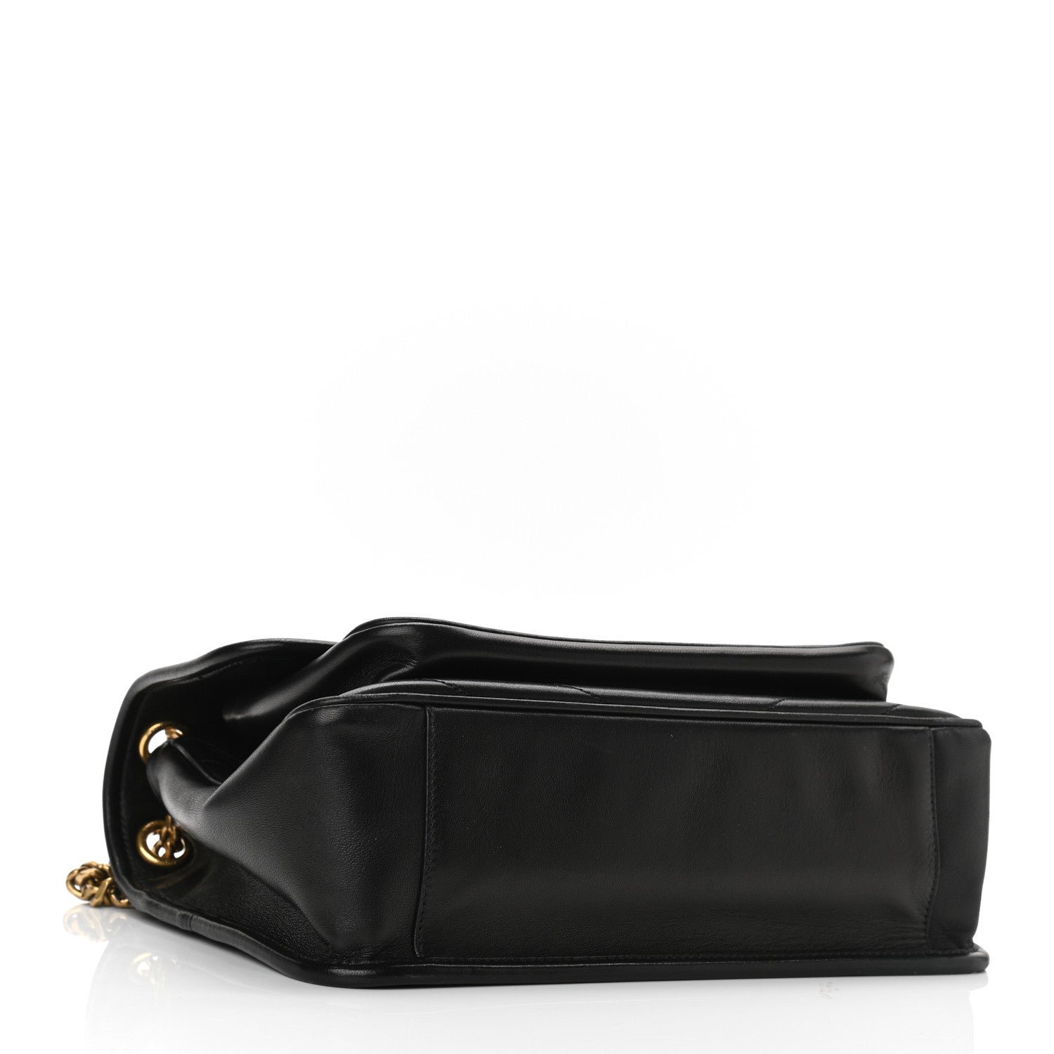 Saint Laurent Lambskin Matelasse Monogram Medium Niki Chain Satchel Black 4 of 8