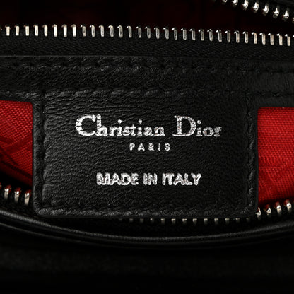 Christian Dior Lambskin Cannage Medium Lady Dior Black 6 of 10