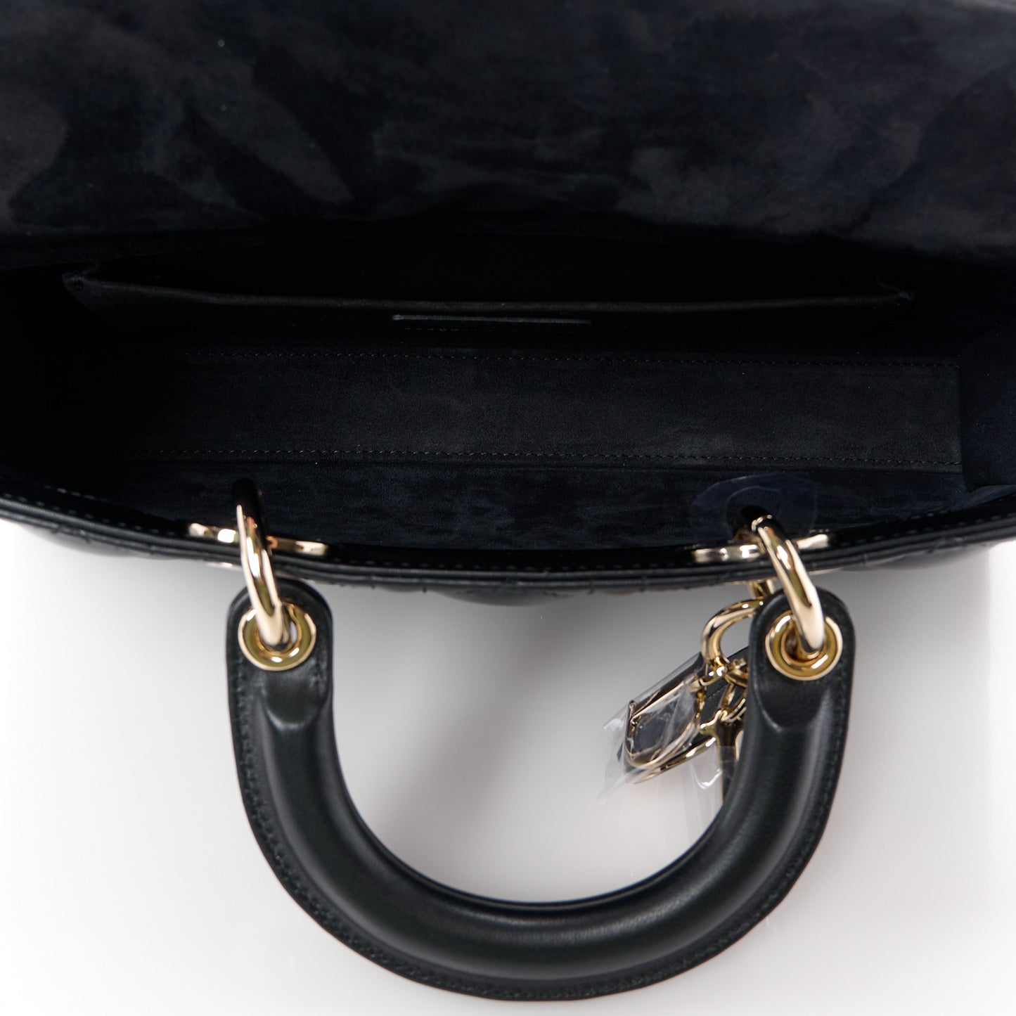 Lambskin Cannage Medium Lady D-Joy Black