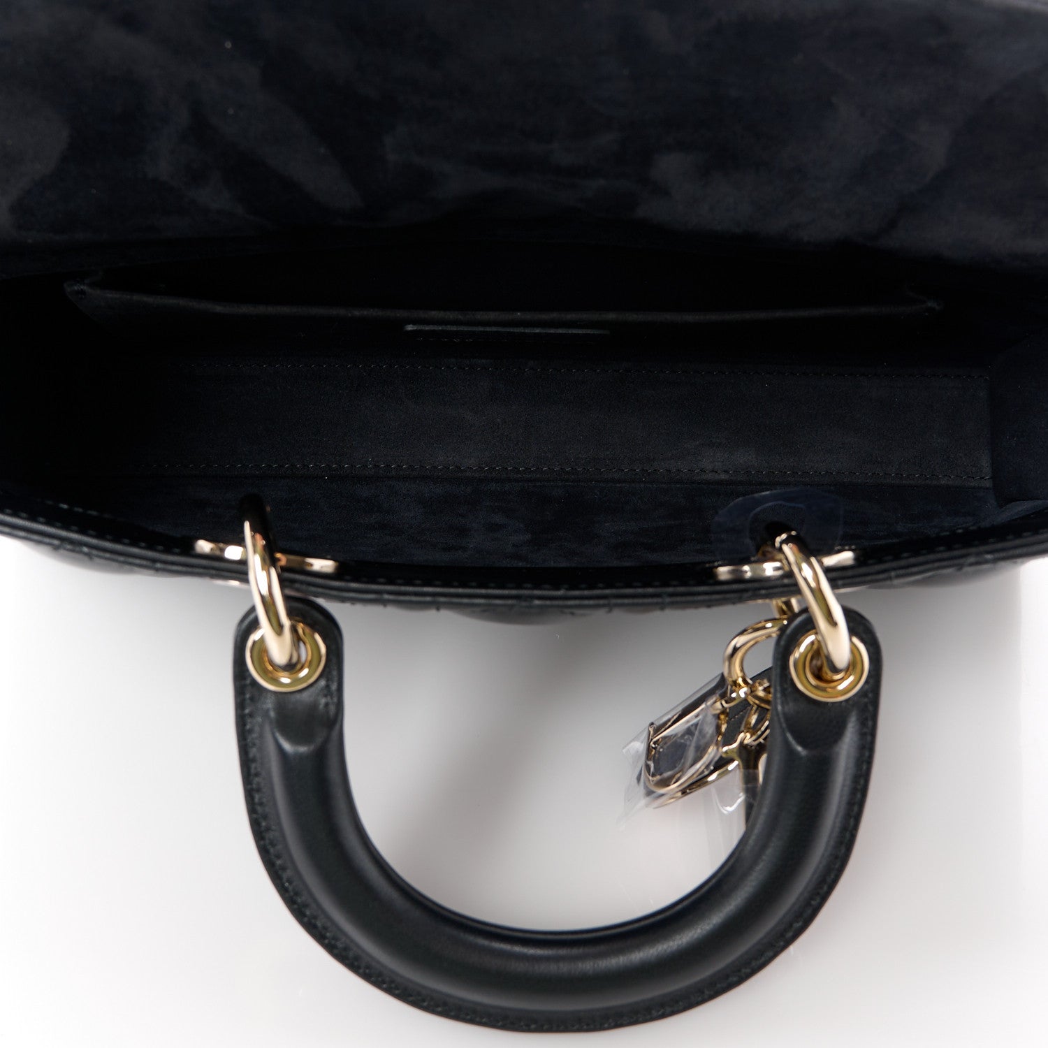 Christian Dior Lambskin Cannage Medium Lady D-Joy Black 5 of 10