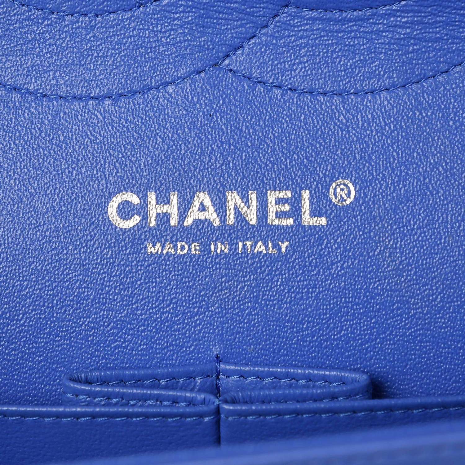 Chanel Patent Quilted Jumbo Double Flap Blue 6 of 7