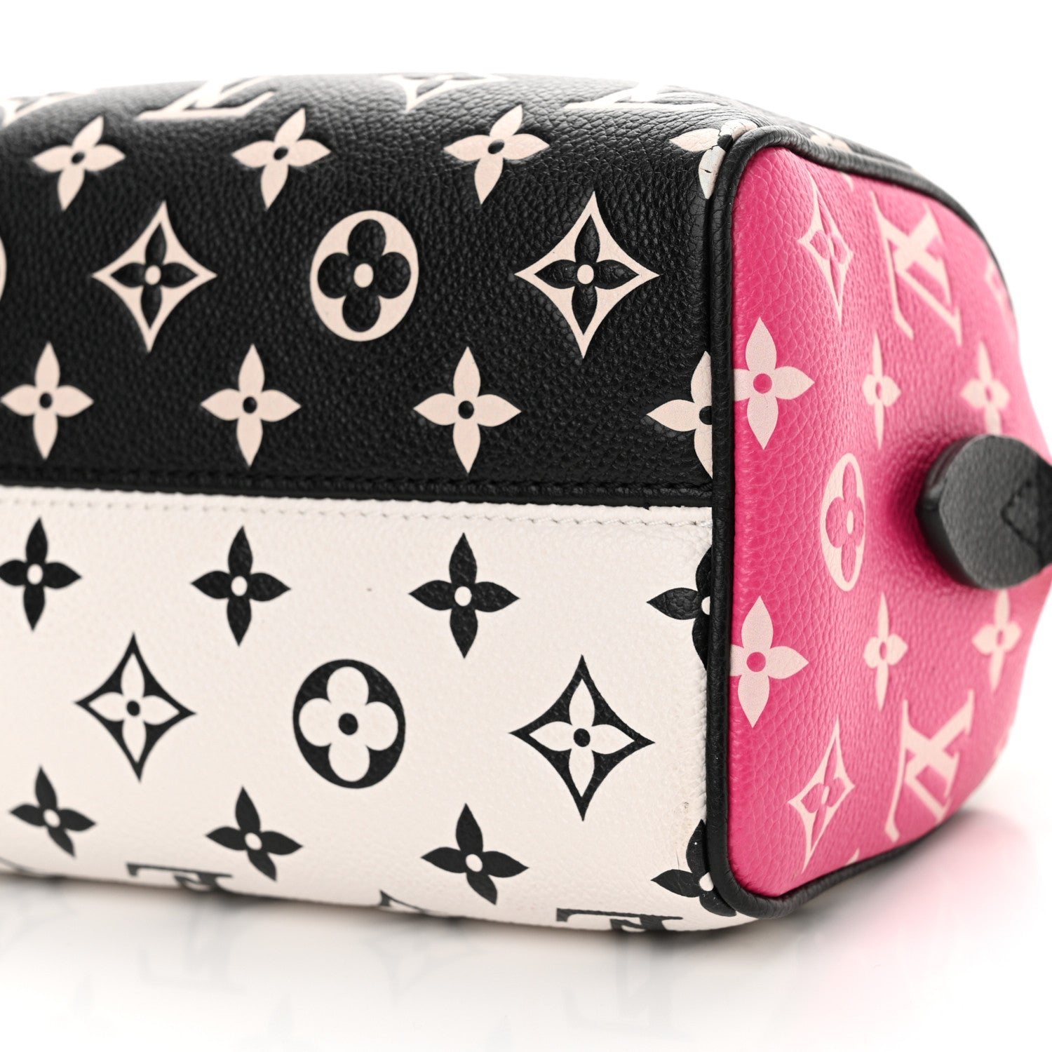 Louis Vuitton Empreinte Monogram Spring in the City Speedy Bandouliere 20 Black White Pink 9 of 9