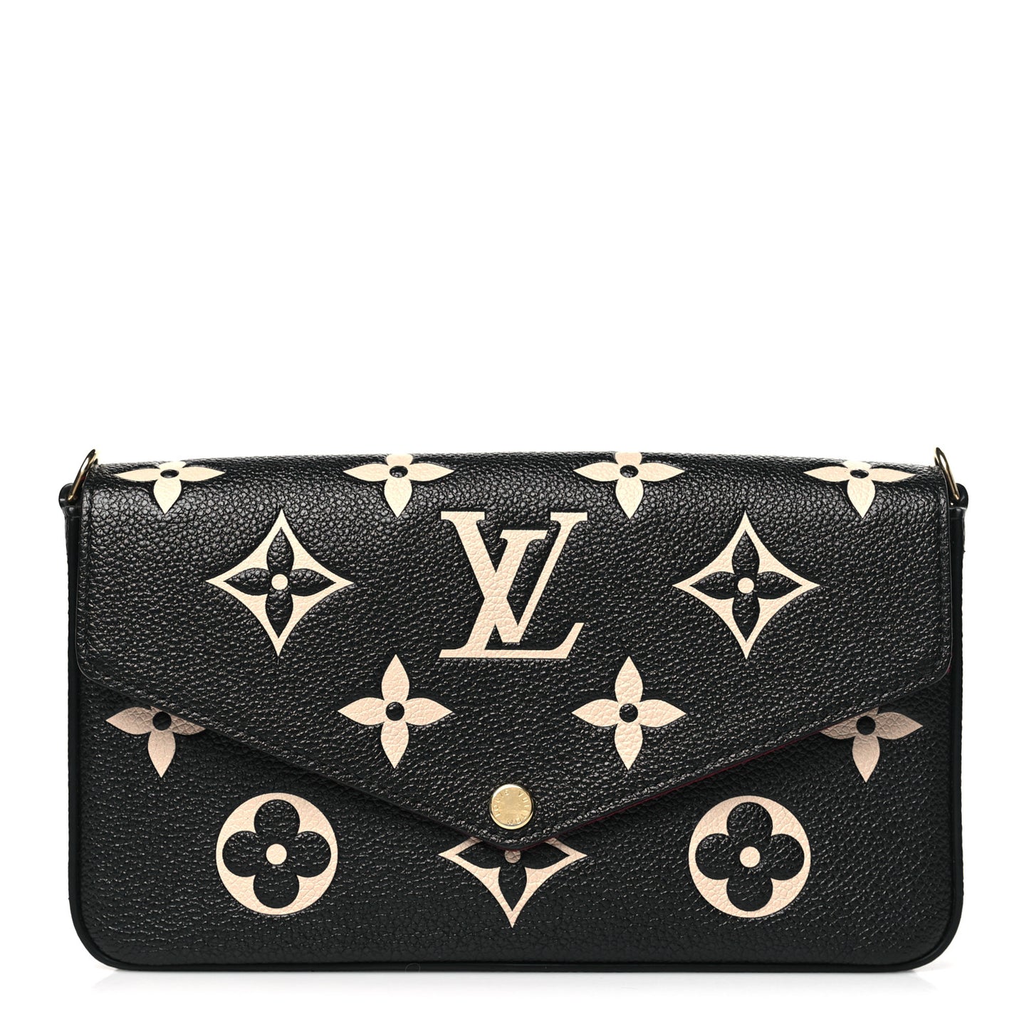 Empreinte Monogram Giant Felicie Pochette Black Beige
