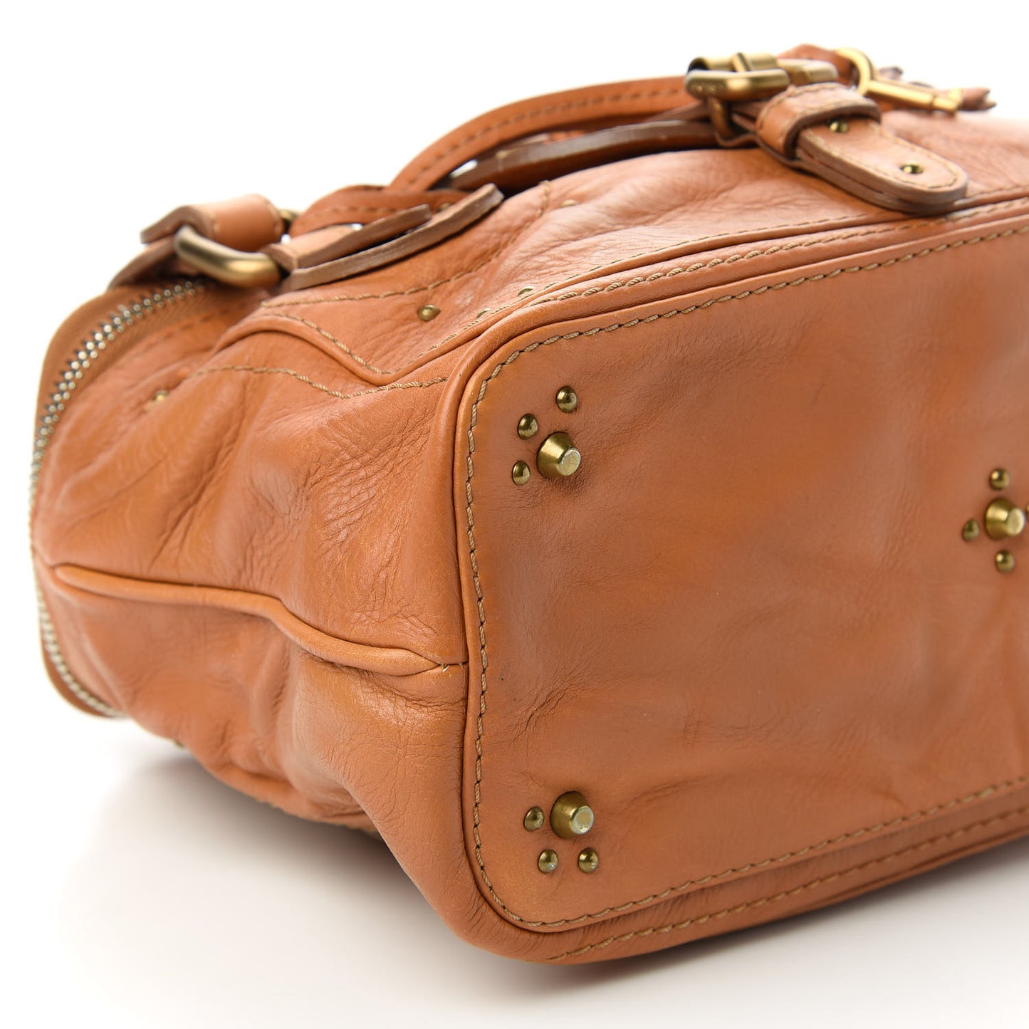 Calfskin Small Paddington Vanity Case Naturel