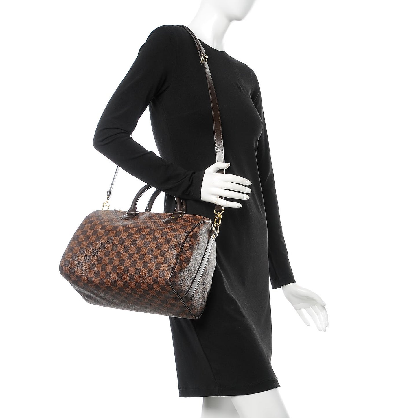 Damier Ebene Speedy Bandouliere 30