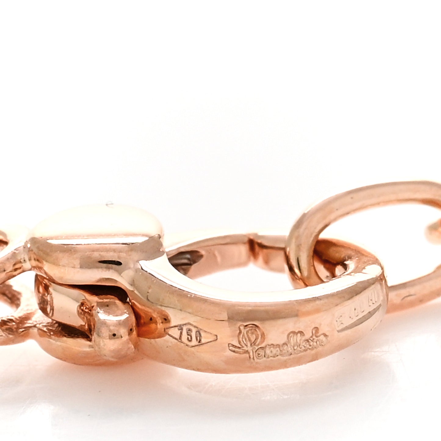 18K Rose Gold Chain Necklace 16.5"