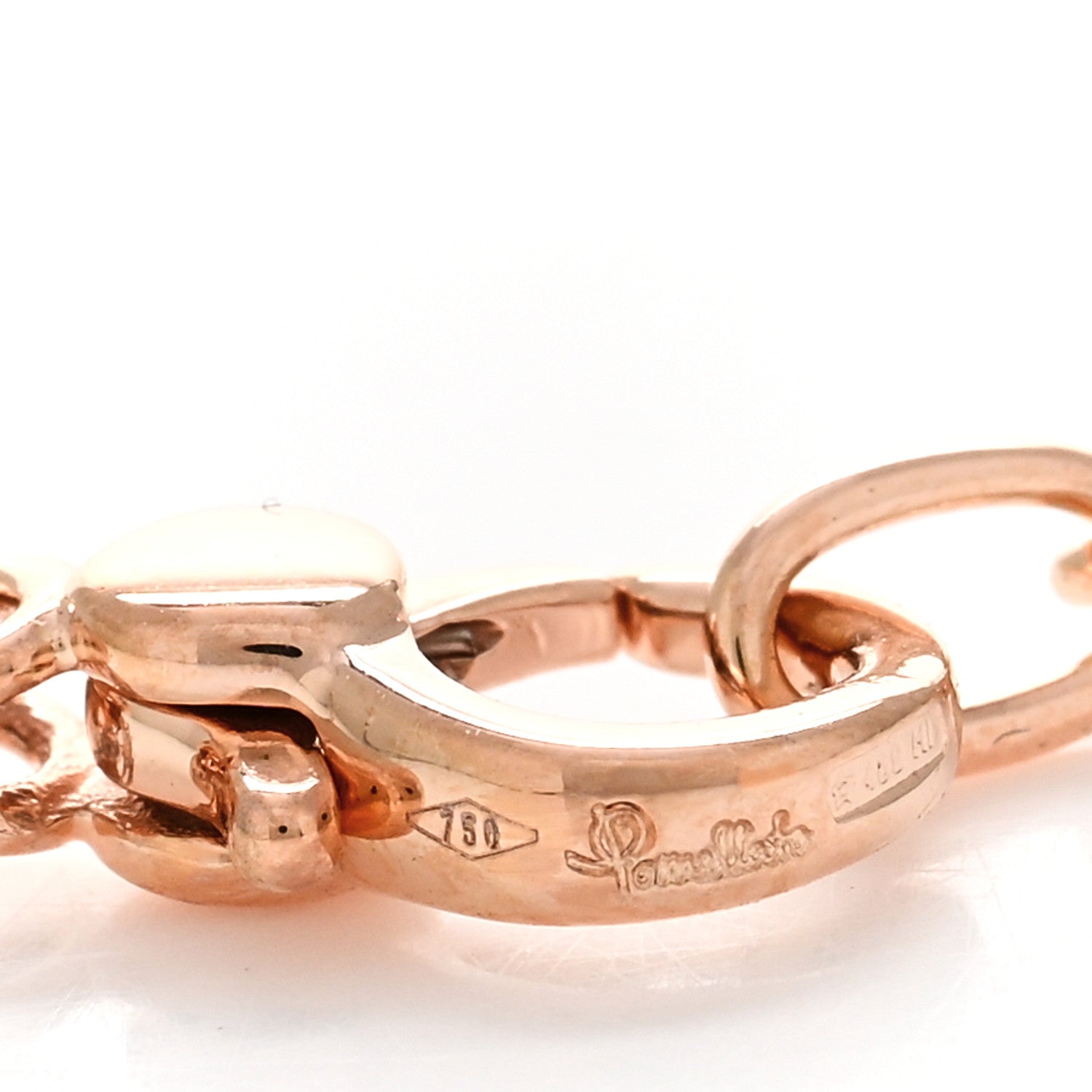 Pomellato 18K Rose Gold Chain Necklace 16.5" 4 of 4