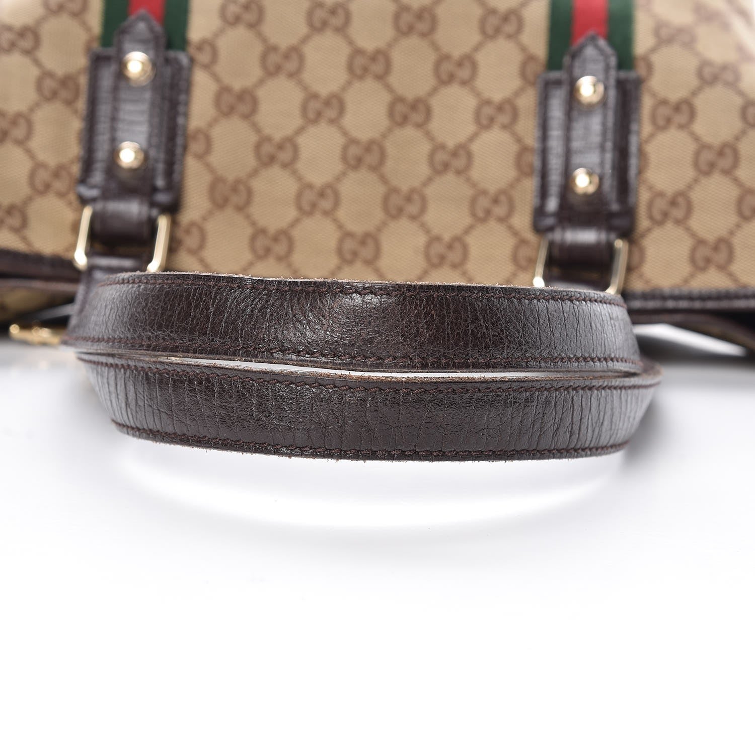 Gucci Monogram Medium Jolicoeur Tote Dark Brown 14 of 14