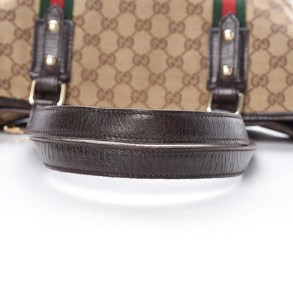 Gucci Monogram Medium Jolicoeur Tote Dark Brown 14 of 14