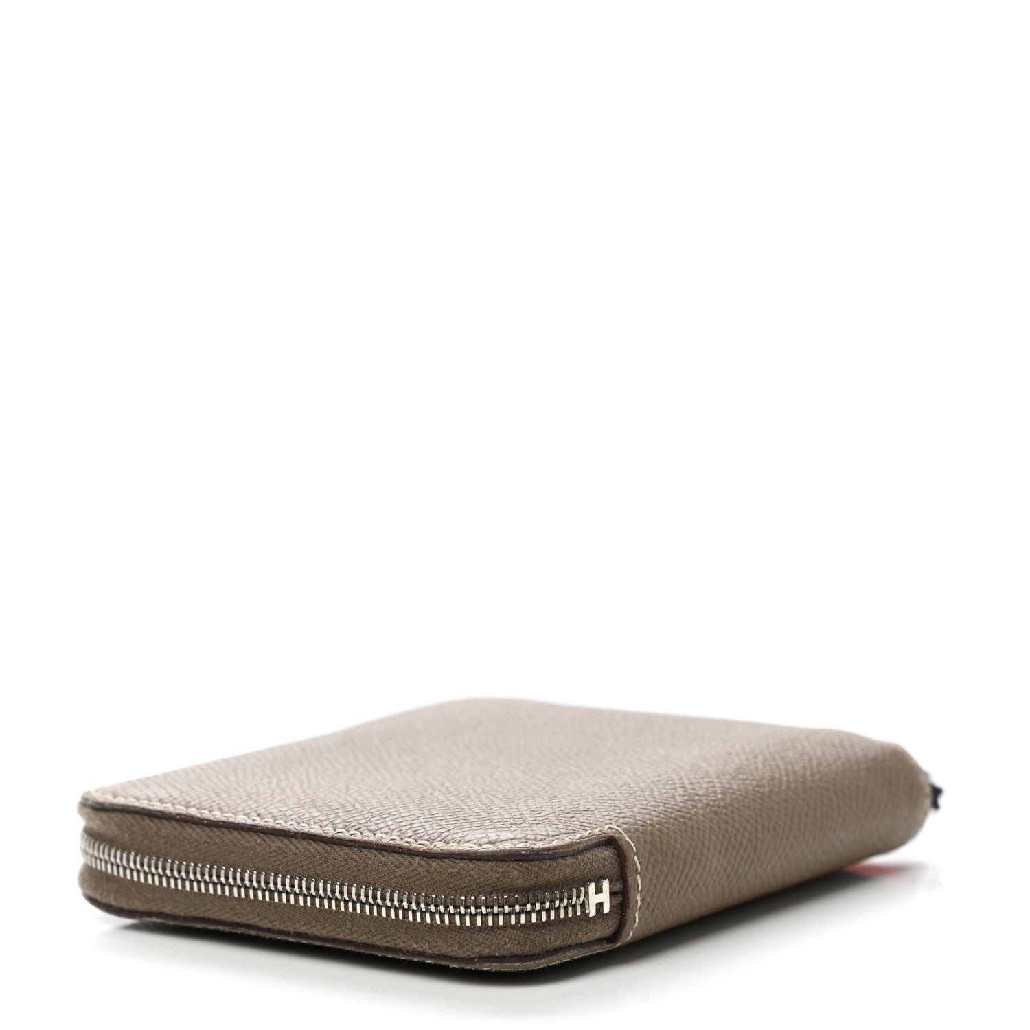 Hermes Epsom Silk'in Compact Wallet Etoupe 4 of 9