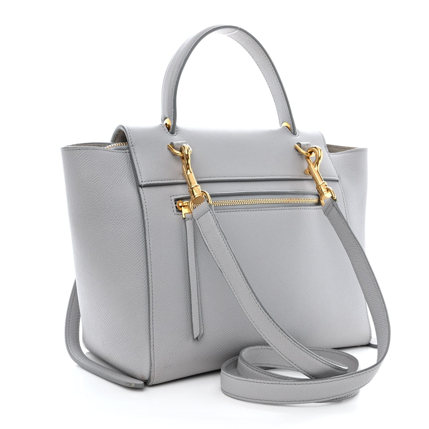 Grained Calfskin Micro Belt Bag Cloud