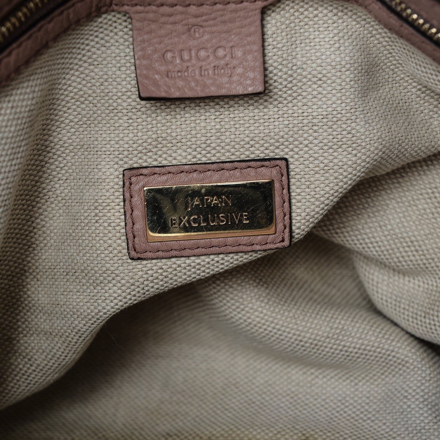 Gucci Cellarius Calfskin Small Soho Top Handle Satchel Pink 11 of 11