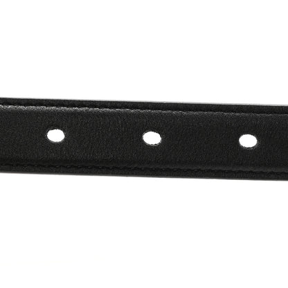 Saint Laurent Smooth Calfskin Monogram Square Buckle Belt 70 28 Black 5 of 7