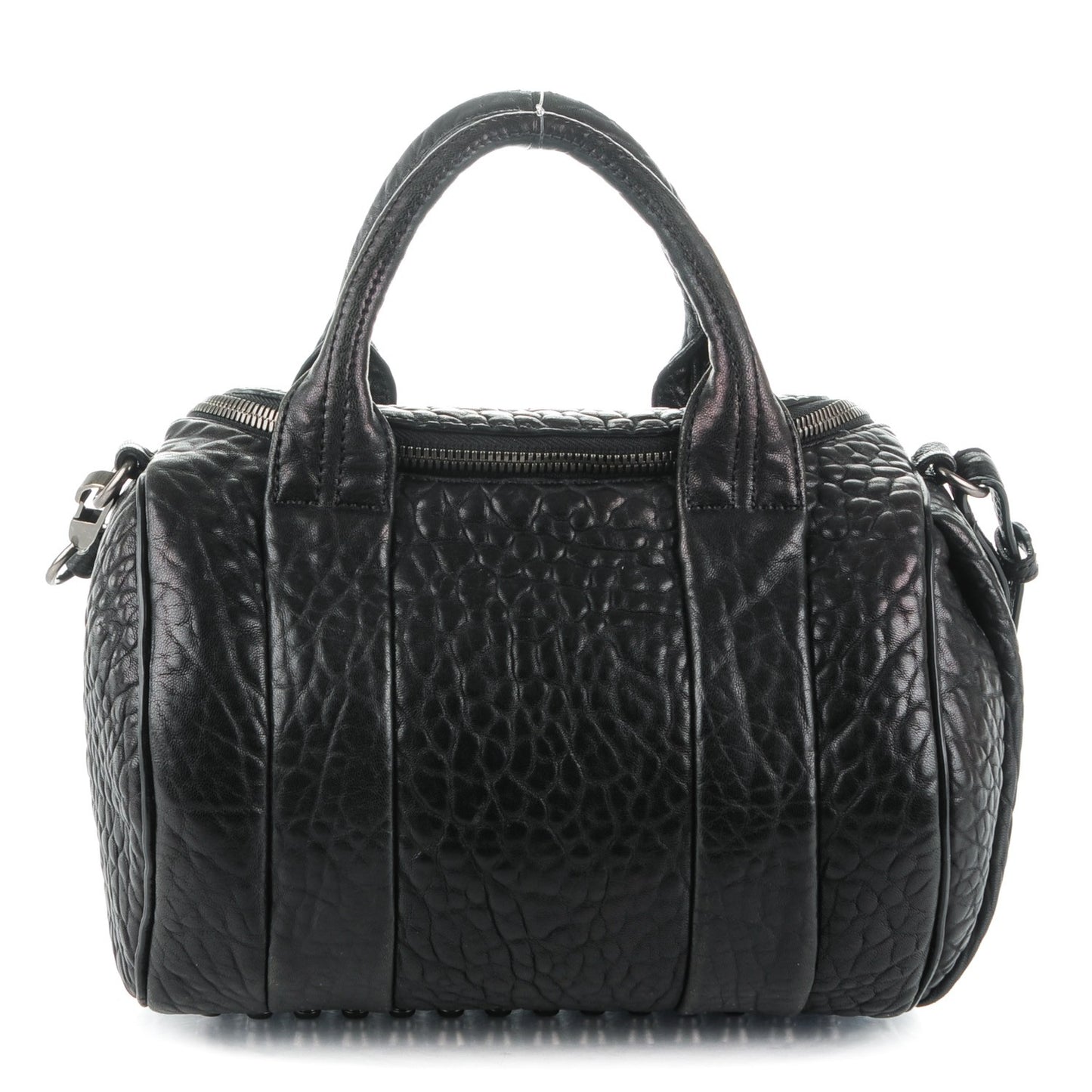 Pebbled Lambskin Rockie Black Nickel Hardware