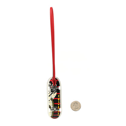 Hermes Chevre Swift Fingerskate Charm Black Multicolor Rouge De Coeur 2 of 4