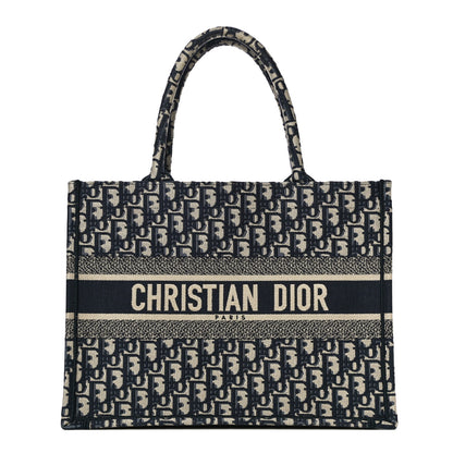 Christian Dior Oblique Medium Book Tote Blue Multicolor 1 of 12