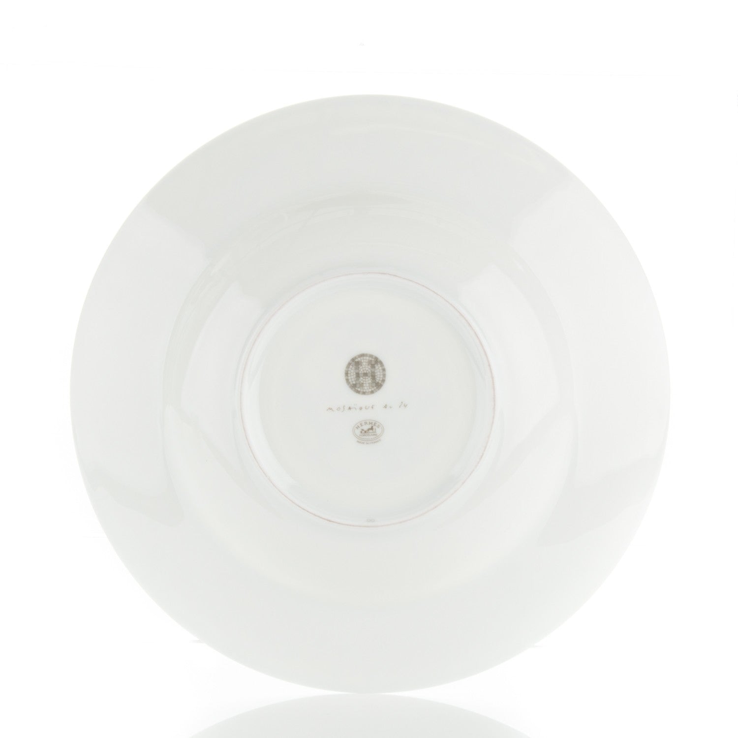 Hermes Porcelain Mosaique Au 24 Platine Soup Bowl Set of 2 5 of 7