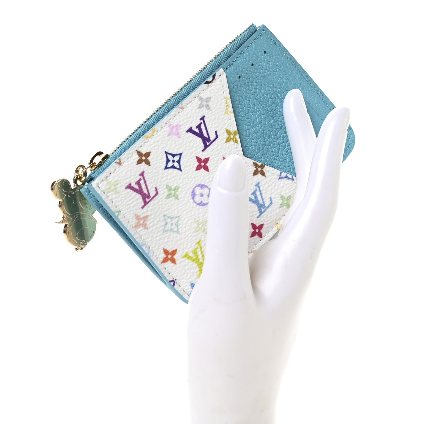 LV X TM Monogram Romy Card Holder Kabira Blue