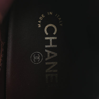 Chanel Calfskin Cap Toe CC Ankle Boots 39 White Black 7 of 15