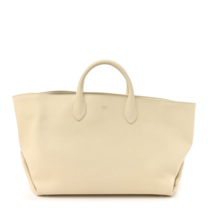 Khaite Pebbled Calfskin Medium Amelia Tote Ivory 1 of 13