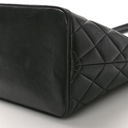 Chanel Lambskin Quilted Medallion Tote Black 10 of 10