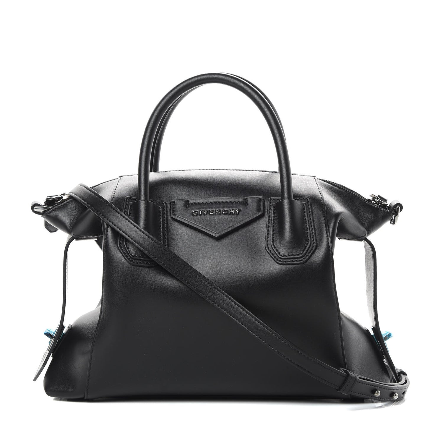 Smooth Calfskin Small Soft Antigona Black