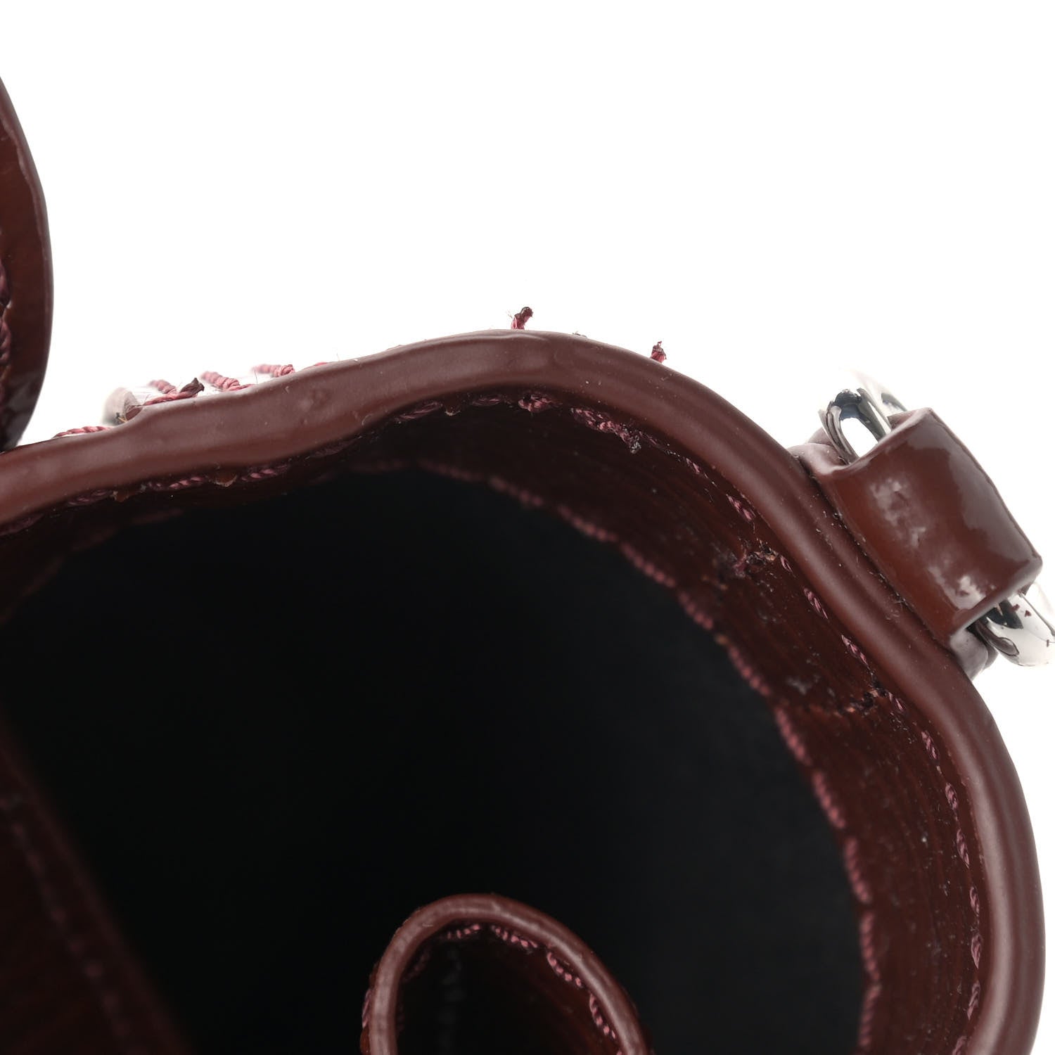 3.1 Phillip Lim Textured Patent Mini Pashli Satchel Burgundy 10 of 14