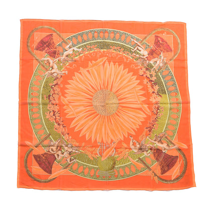 Hermes Silk Mousseline Amours Scarf 90 1 of 8
