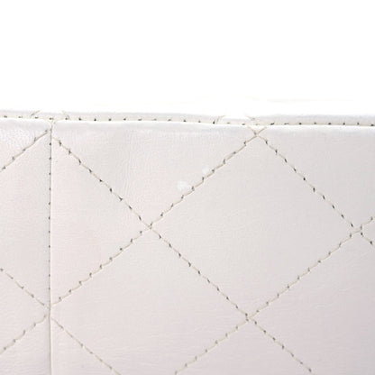 Chanel Lambskin Quilted Jumbo Single Flap White 8 of 24