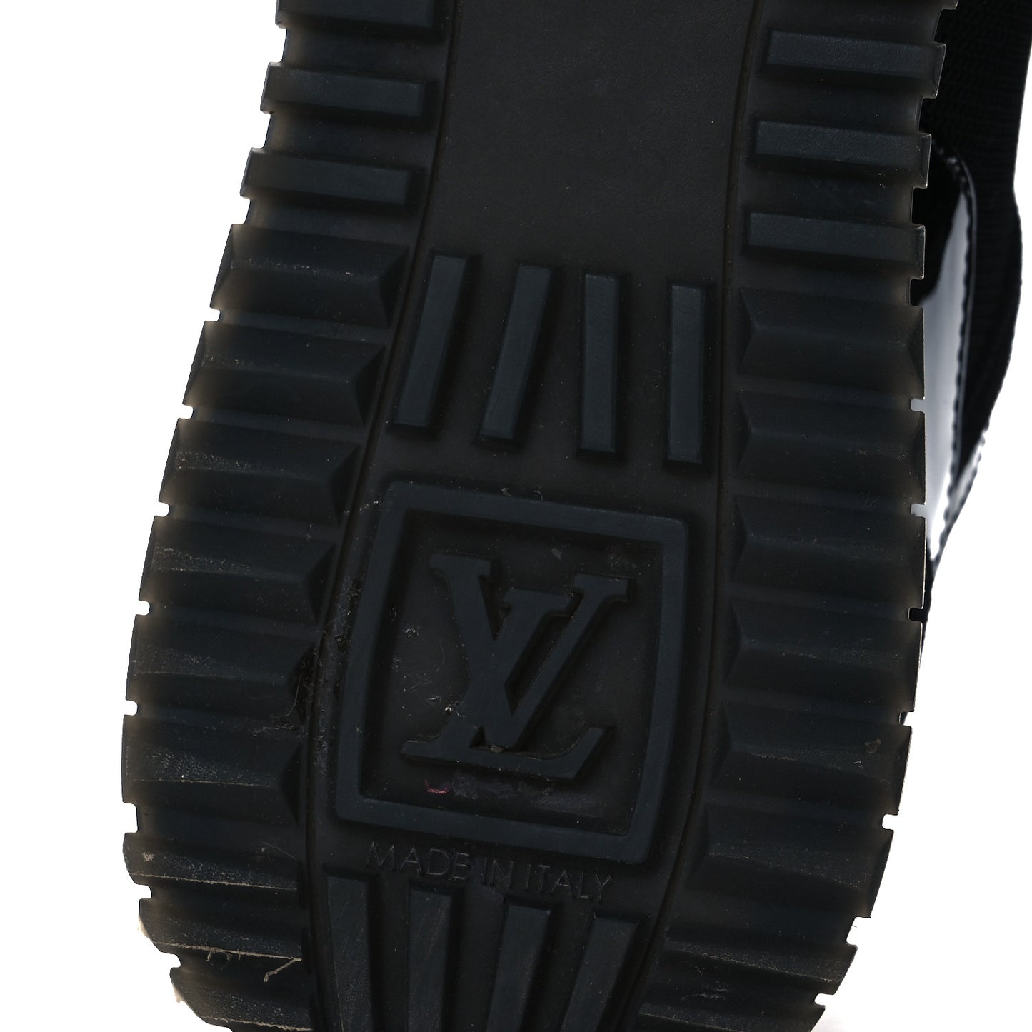 Suede Monogram Run Away Sneakers 36 Black