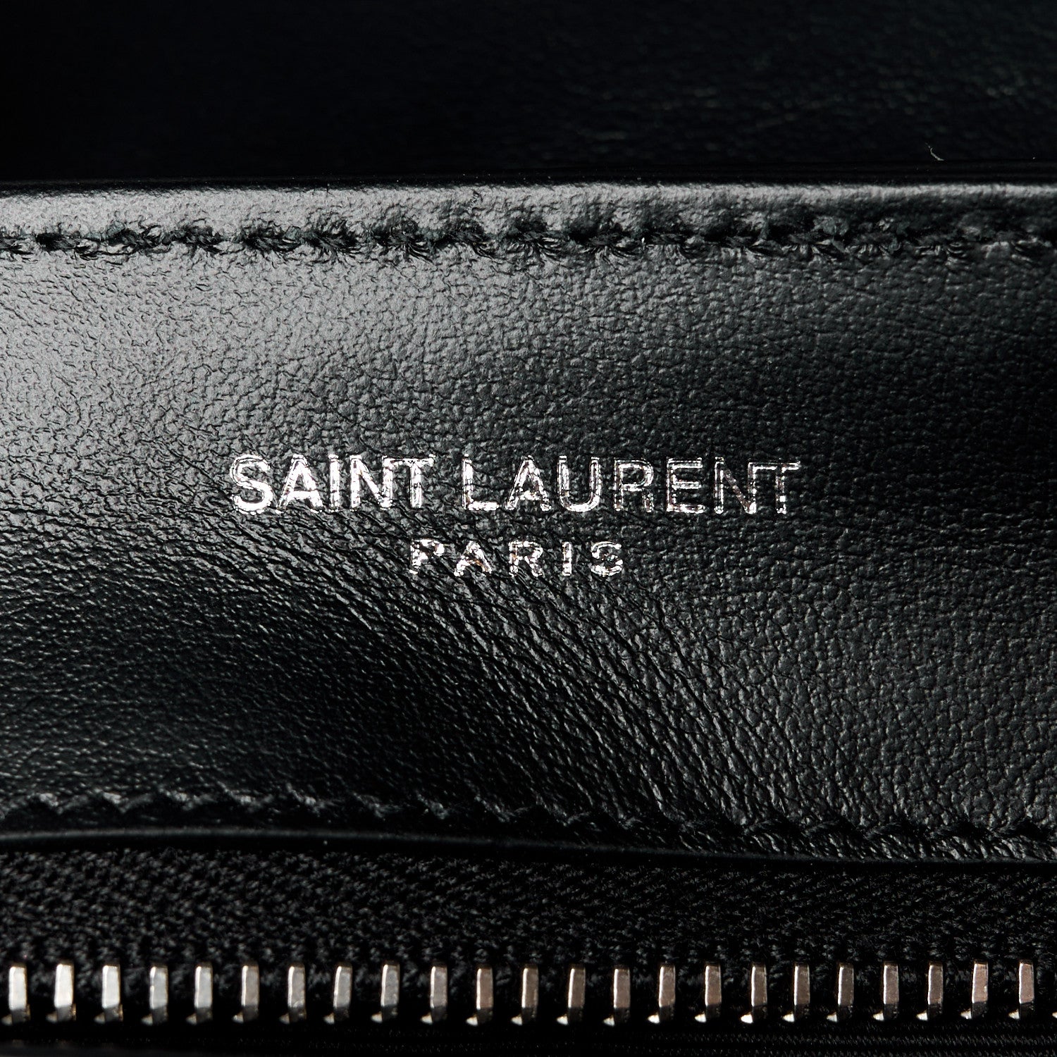 Saint Laurent Calfskin Y Quilted Monogram Toy Loulou Crossbody Bag Black 6 of 11