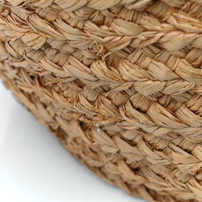 Saint Laurent Raffia Calfskin Medium Panier Tote 19 of 20