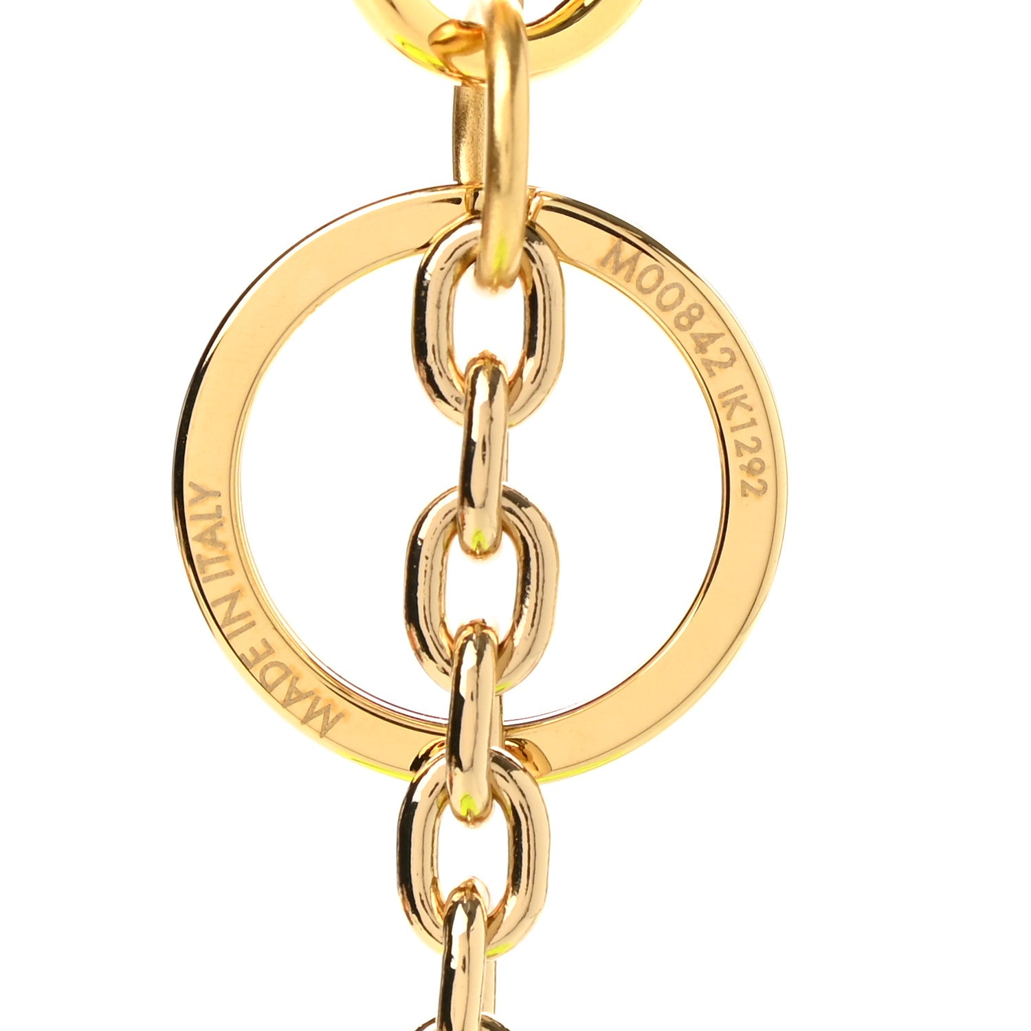 Louis Vuitton Monogram Match Tennis Ball Keyring Yellow 1147247