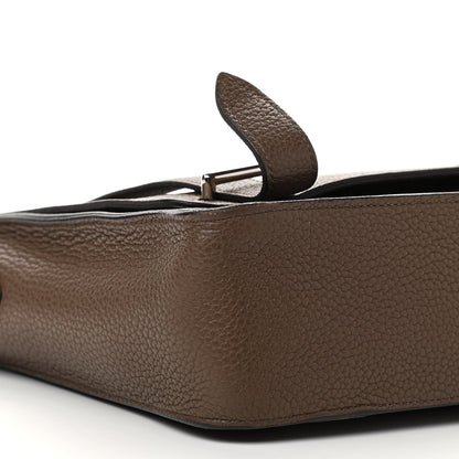 Hermes Taurillon Clemence Steve Caporal Messenger Cacao 8 of 9
