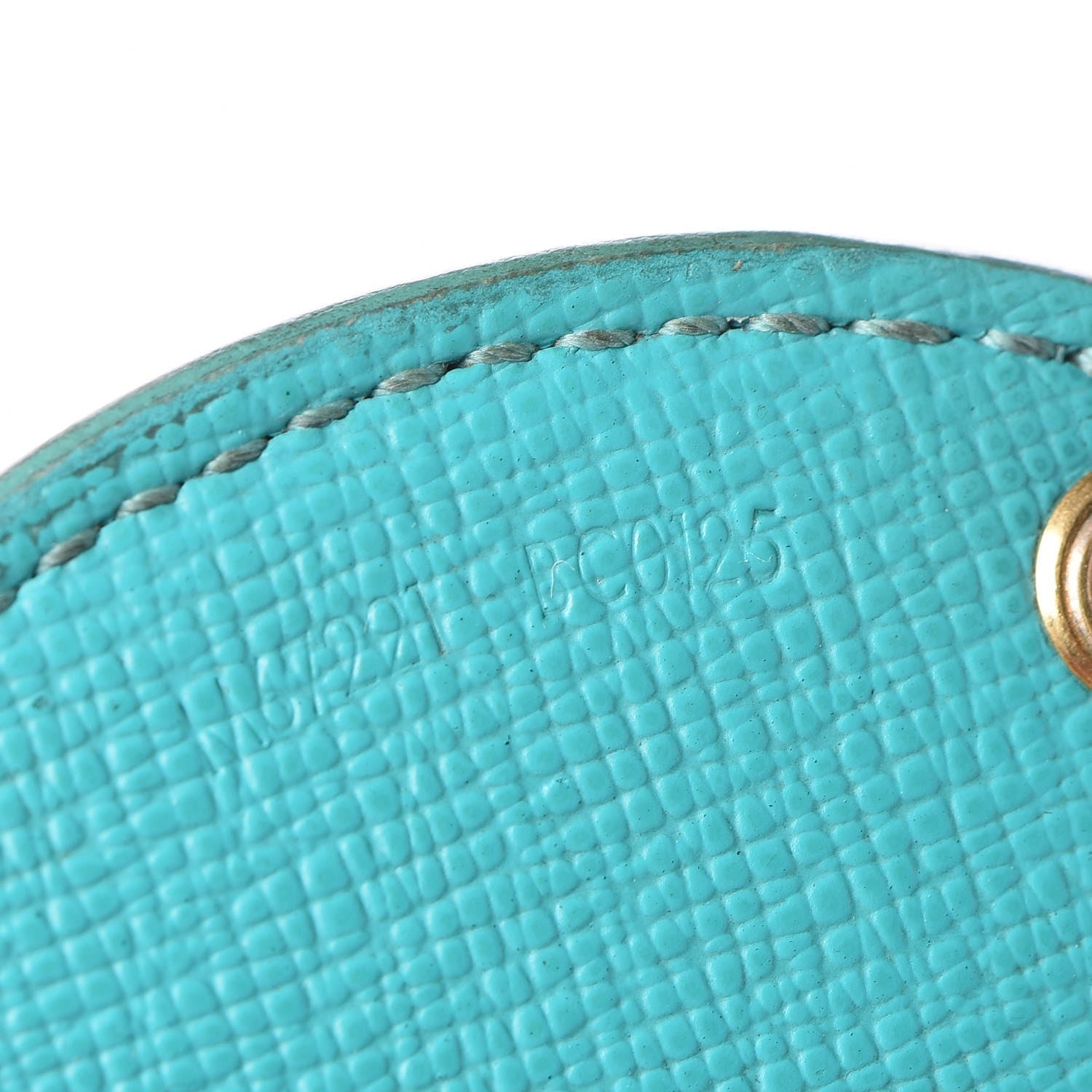 Louis Vuitton Monogram Illustre V Bag Charm Key Ring Turquoise 4 of 4