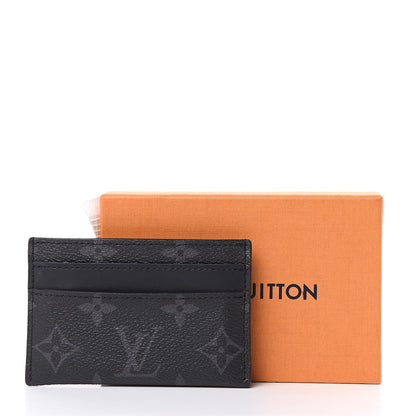 Louis Vuitton Monogram Eclipse Porte-Cartes Double Card Holder 7 of 7