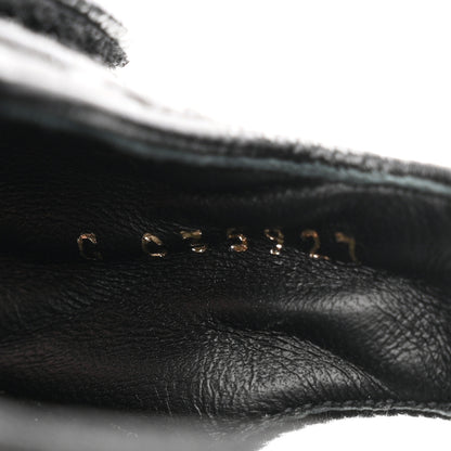 Chanel Grained Calfskin Velcro Dad Sandals 35 Black 9 of 10