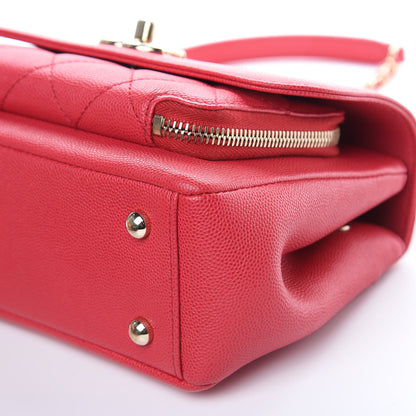 Chanel Caviar Quilted Small Business Affinity Flap Red 11 of 11